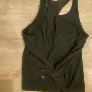 Lululemon green tank top
